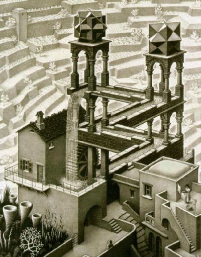 M.C. Escher's Waterfall